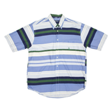 NAUTICA Mens Shirt Blue Striped L