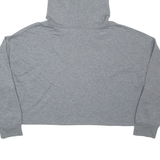 DKNY Cropped Womens Grey Hoodie L