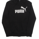PUMA Mens Black Hoodie Full Zip S