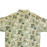 CANYON CREEK Mens Hawaiian Shirt Green Floral XL