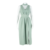 LAVISH ALICE Womens Pencil Dress Green Sleeveless Midi UK 10