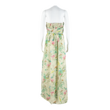 TED BAKER Womens Day Dress Beige Floral Sleeveless Midi M