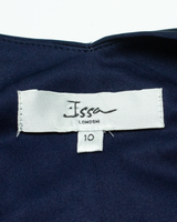 ISSA Womens Maxi Dress Blue Sleeveless Long M