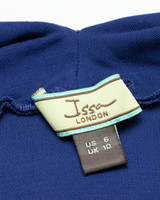 ISSA Womens Maxi Dress Blue Sleeveless Long UK 10