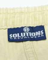 SOLUTIONS Womens Shift Dress Beige Sleeveless Short M