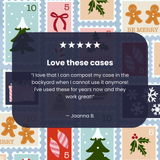 Powder Blue Noel Stamps iPhone 13 Pro Max Case