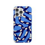 Electric Blue Noodles iPhone 14 Pro Max Case