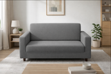 Anyseat 2-Seater Sofa Cover – Plain Gray Style Slipcover for Living Room Chair Protection