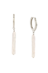 Nora Pearl Huggies Silver