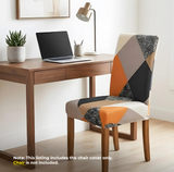 Anyseat Multi Color Geometric Pattern Print Elastic Chair Cover – Plain Dining Slipcover & Home Décor