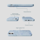 Powder Blue Ocean Charms iPhone 12 Mini Case