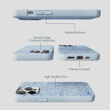 Powder Blue Ocean Charms iPhone 13 Pro Max Case