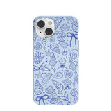 Powder Blue Ocean Charms iPhone 14/16e Case