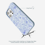 Powder Blue Ocean Charms iPhone 16 Pro Max Case