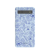 Powder Blue Ocean Charms Google Pixel 6a Case