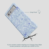 Powder Blue Ocean Charms Google Pixel 6a Case