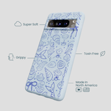 Powder Blue Ocean Charms Google Pixel 8 Pro Case