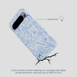 Powder Blue Ocean Charms Google Pixel 9/9 Pro Case