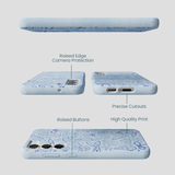 Powder Blue Ocean Charms Samsung Galaxy S24+(Plus) Case