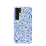 Powder Blue Ocean Charms Samsung Galaxy S25+(Plus) Case