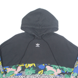 ADIDAS Cropped Womens Black Hoodie 6XL
