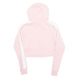 ELLESSE Cropped Womens Pink Hoodie UK 4