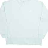 ADIDAS Womens Blue Hoodie M