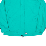 WOOLRICH Olefin Insulated Womens Raincoat Blue Nylon L