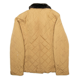 TOMMY HILFIGER Womens Quilted Coat Beige L
