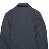 MOODY Womens Blazer Jacket Grey Wool M