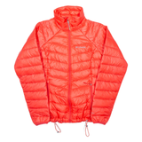 COLUMBIA Down Insulated Womens Puffer Coat Red Nylon S
