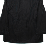 LINEA MILANO Womens Blazer Jacket Black Silk L