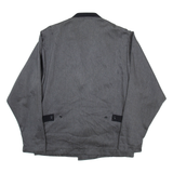 YALOUZ Mens Blazer Jacket Grey M