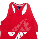 NIKE Womens Vest Red Sleeveless M