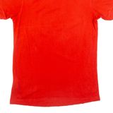 ADIDAS Stretched Womens T-Shirt Red UK 10
