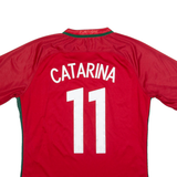 NIKE Portugal Mens Football Shirt Jersey Red M