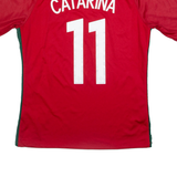 NIKE Portugal Mens Football Shirt Jersey Red M