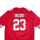NFL Michu Mens Jersey Red USA V-Neck XL