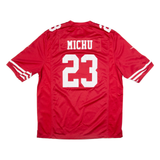 NFL Michu Mens Jersey Red USA V-Neck XL