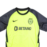 NIKE Coates Sporting Cp Mens Football Shirt Jersey Green M