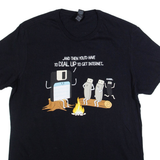 Usb Mens T-Shirt Black XL