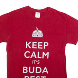 Budapest Mens T-Shirt Red S