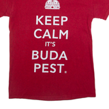 Budapest Mens T-Shirt Red S