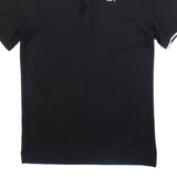 REEBOK Mens Polo Shirt Black S