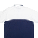 UMBRO Oversized 1/4 Zip Mens Polo Shirt Blue L