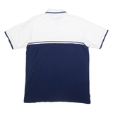 UMBRO Oversized 1/4 Zip Mens Polo Shirt Blue L