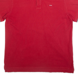 LEVI'S Oversized Mens Polo Shirt Red L