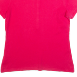 LACOSTE Womens Polo Shirt Pink S
