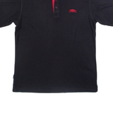 UMBRO Mens Polo Shirt Black M