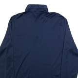 REISS Mens Polo Shirt Blue Long Sleeve L